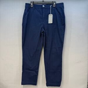 Wit & Wisdom Pants Women's 14 Blue "Ab"solution Trousers Business Casual NWT